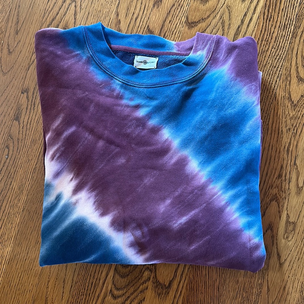 Tory Sport Tie-dye Sweatshirt size medium